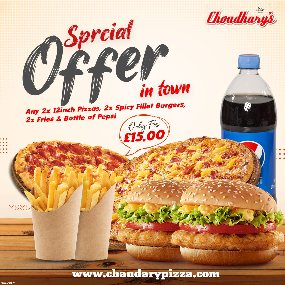 Food Just Eat Bd8 Choudhary's And Parmoz Takeaway Bradford Order